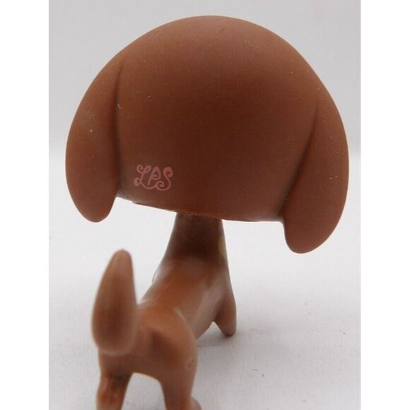 Littlest Pet Shop Dachshund- Brown & Tan C-031G - Picture 4 of 5